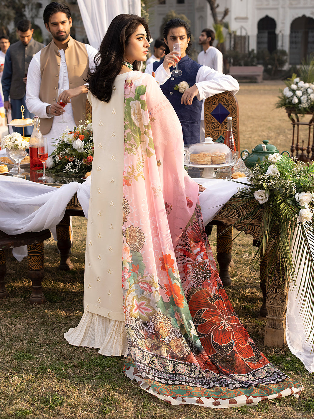 Mahnur | Mahrukh Luxury Lawn 24 | OPAL - by - Libasekhas UK - Registered Vendor of : Mahnur - 100% Original Designer Dresss