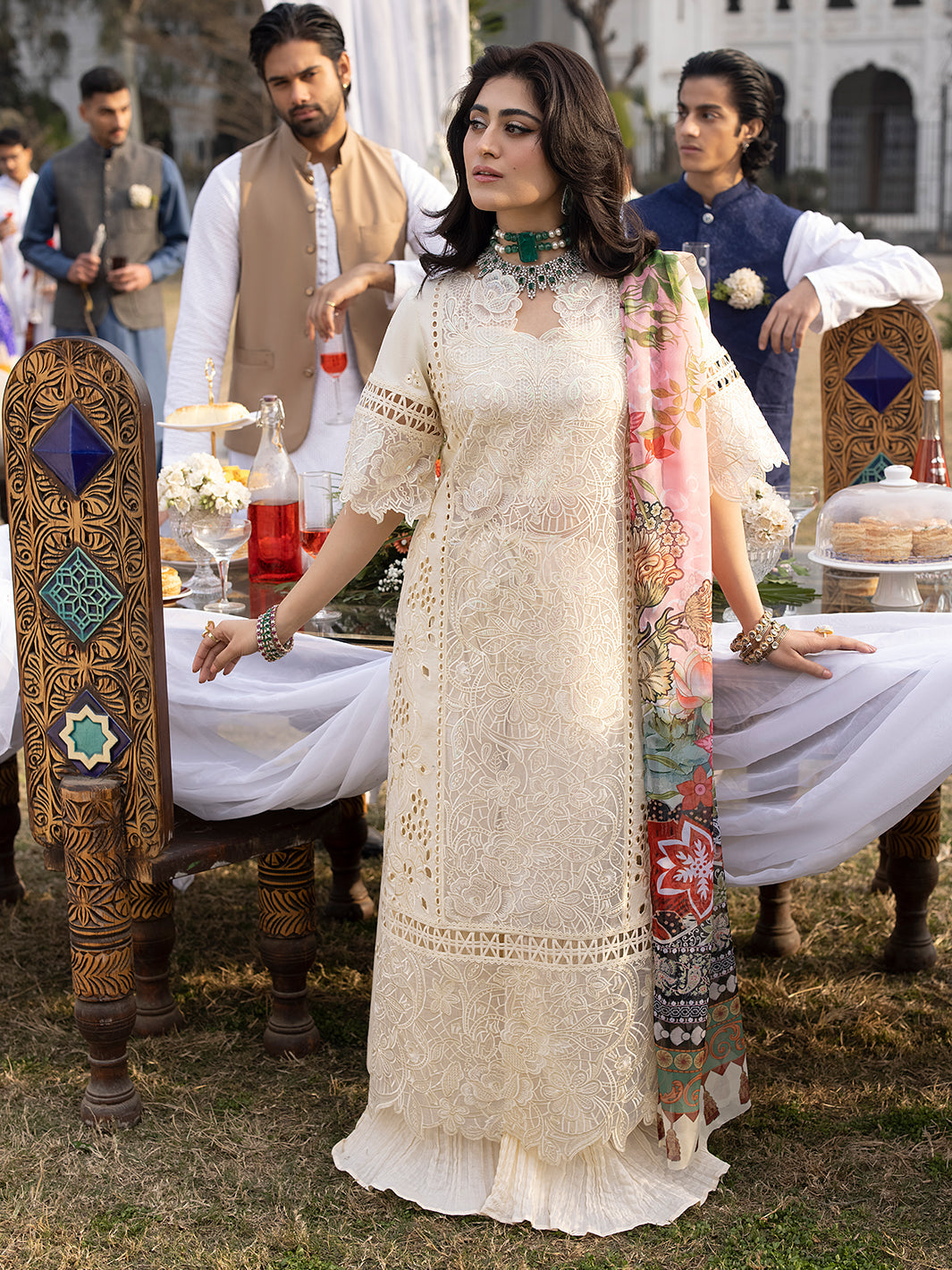 Mahnur | Mahrukh Luxury Lawn 24 | OPAL - by - Libasekhas UK - Registered Vendor of : Mahnur - 100% Original Designer Dresss