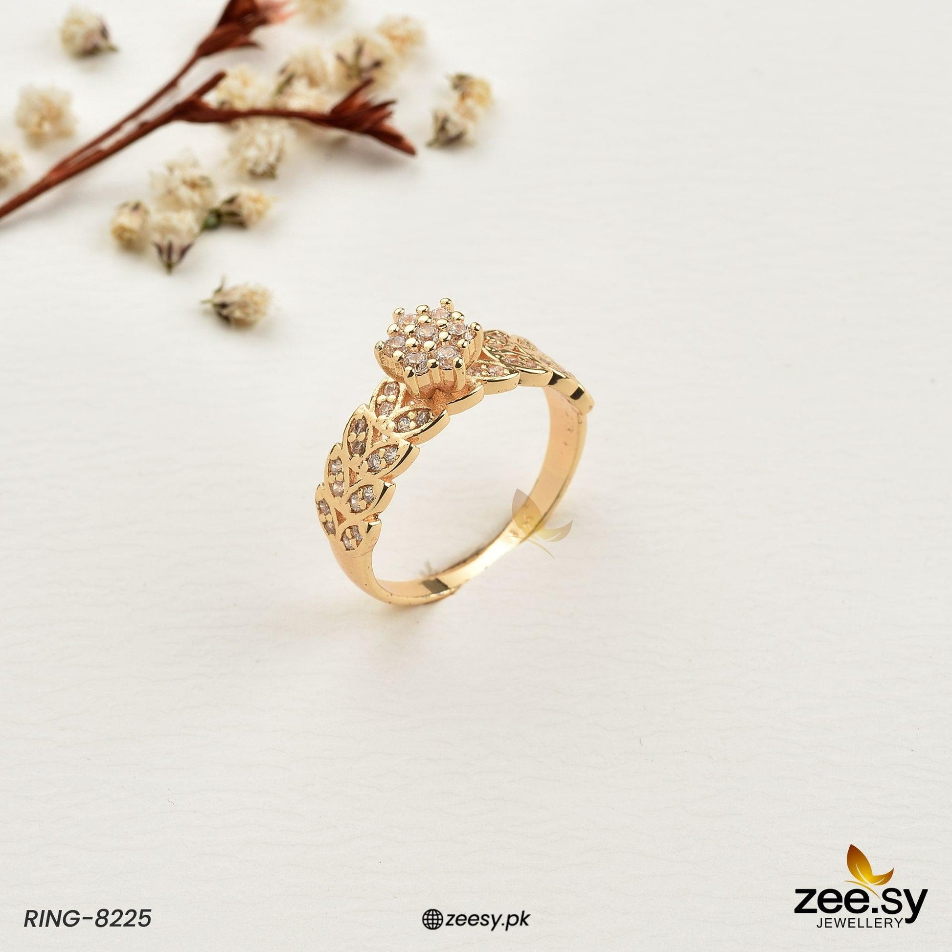 Ring-8225 - by - Libasekhas UK - Registered Vendor of : Zeesy - 100% Original Designer Dresss