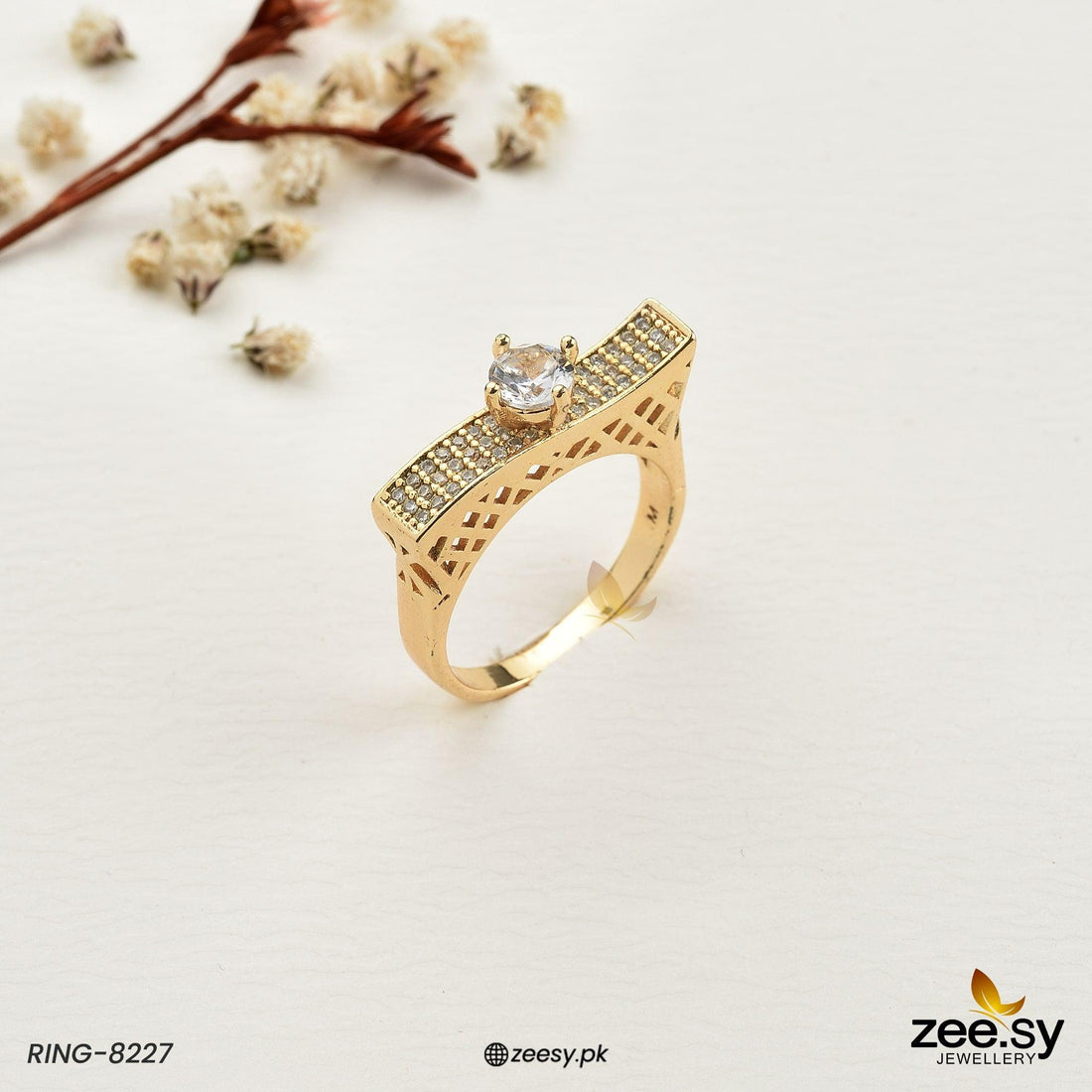 Ring-8227 - by - Libasekhas UK - Registered Vendor of : Zeesy - 100% Original Designer Dresss