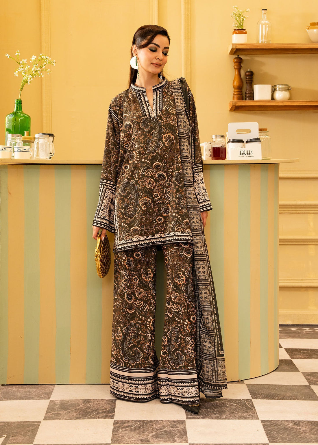 Maria Osama Khan | Retro 26 | Solene - by Libasekhas UK - Registered Vendor of : Maria Osama Khan - 100% Original Designer Dress