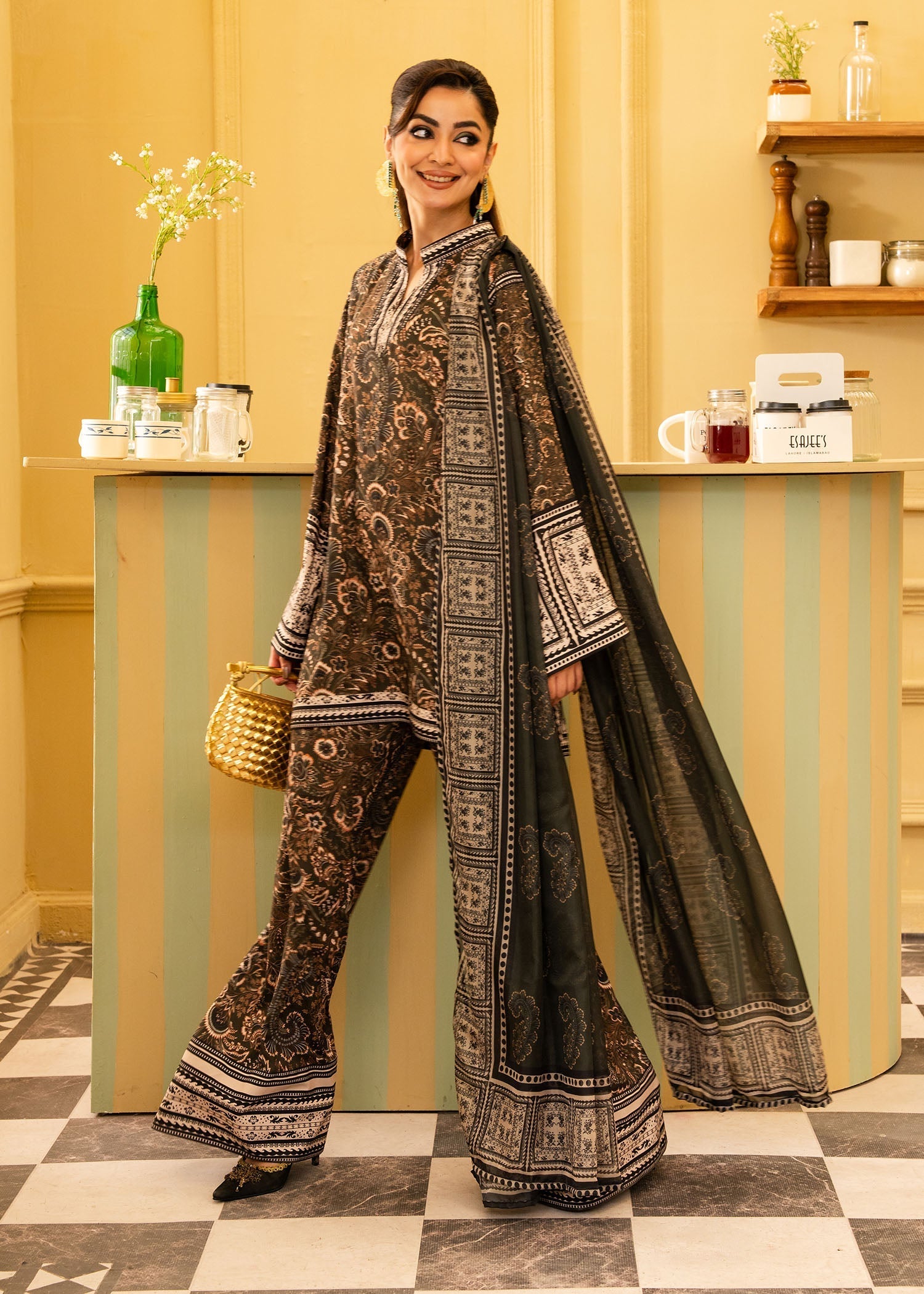 Maria Osama Khan | Retro 26 | Solene - by Libasekhas UK - Registered Vendor of : Maria Osama Khan - 100% Original Designer Dress