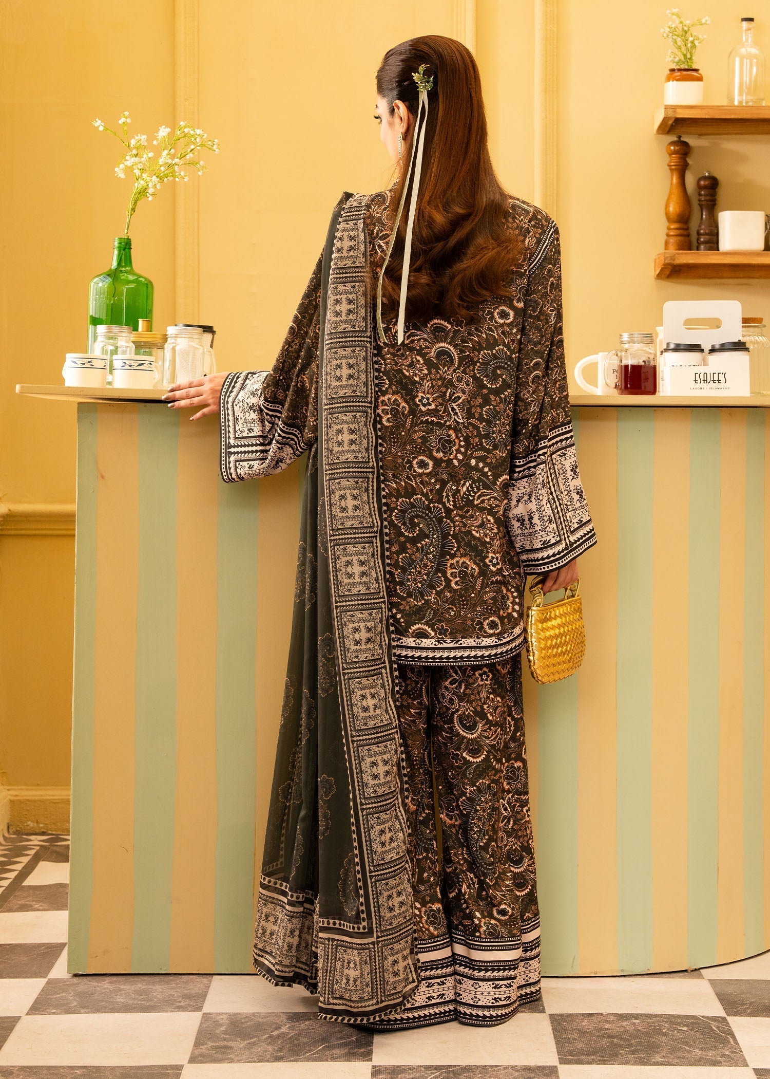 Maria Osama Khan | Retro 26 | Solene - by Libasekhas UK - Registered Vendor of : Maria Osama Khan - 100% Original Designer Dress
