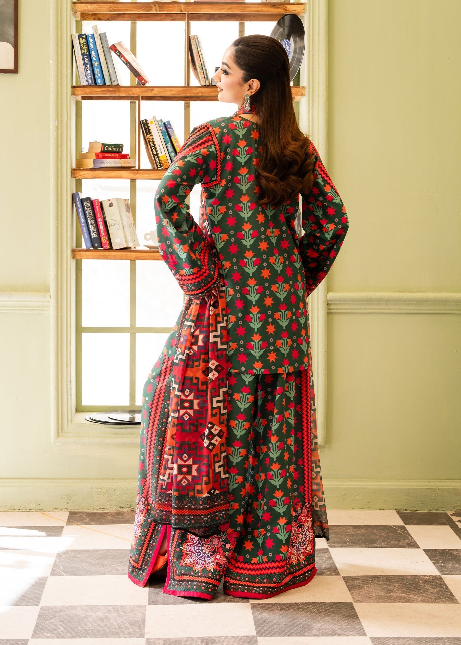 Maria Osama Khan | Retro 26 | Bloom - by Libasekhas UK - Registered Vendor of : Maria Osama Khan - 100% Original Designer Dress