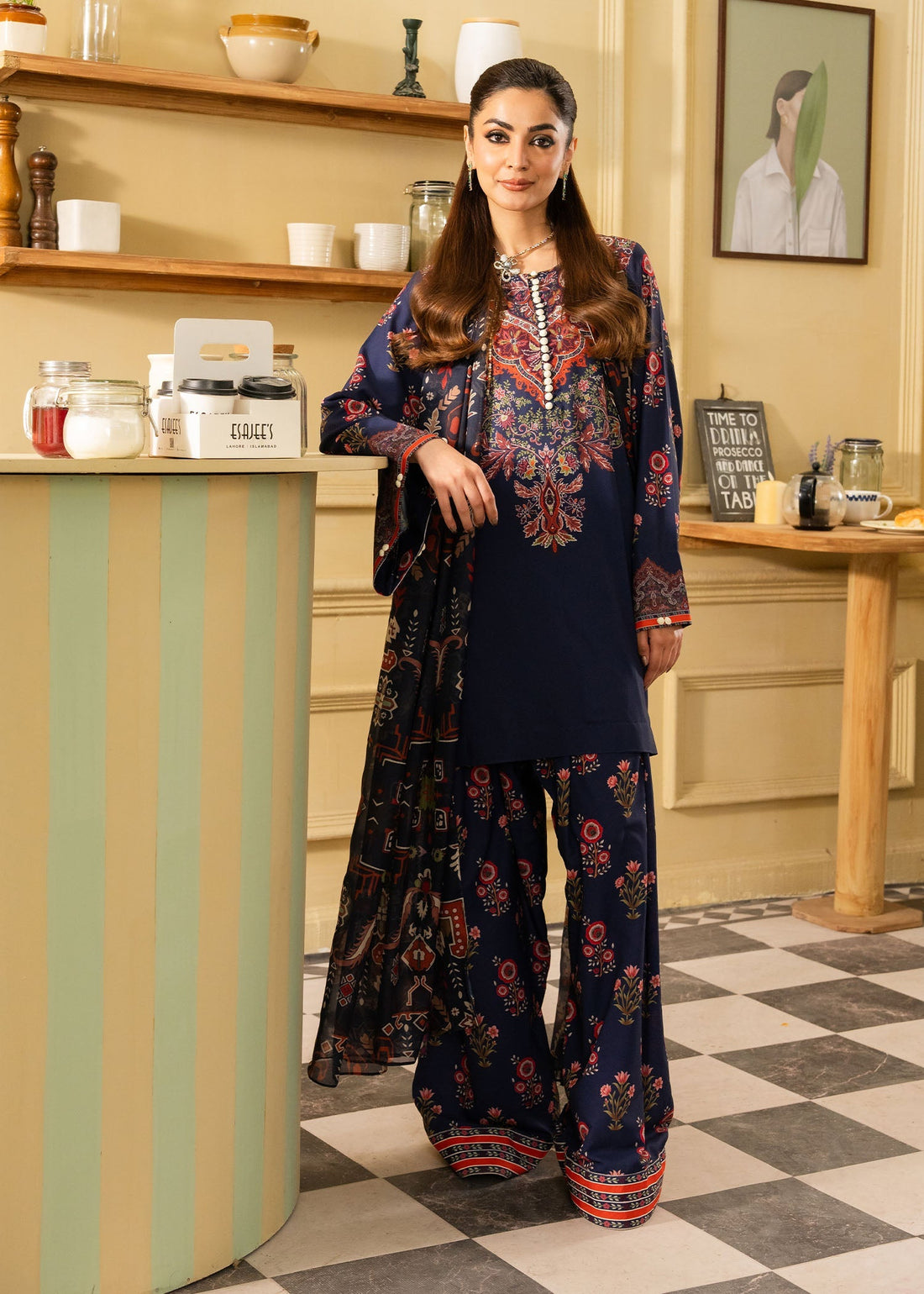 Maria Osama Khan | Retro 26 | Lorien - by Libasekhas UK - Registered Vendor of : Maria Osama Khan - 100% Original Designer Dress