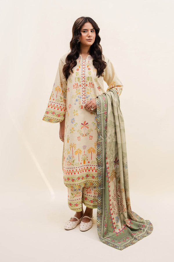 Maryum N Maria | Latte Layers Pret | MUTED MACCHIATO - MWS5828 - by Libasekhas UK - Registered Vendor of : Maryum N Maria - 100% Original Designer Dress