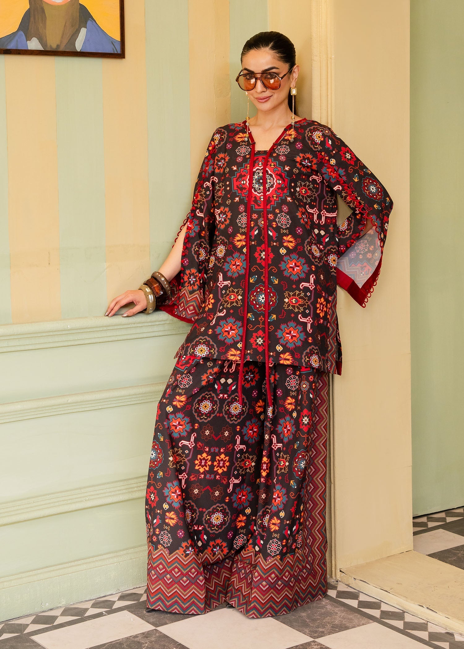 Maria Osama Khan | Retro 26 | Eliora - by Libasekhas UK - Registered Vendor of : Maria Osama Khan - 100% Original Designer Dress