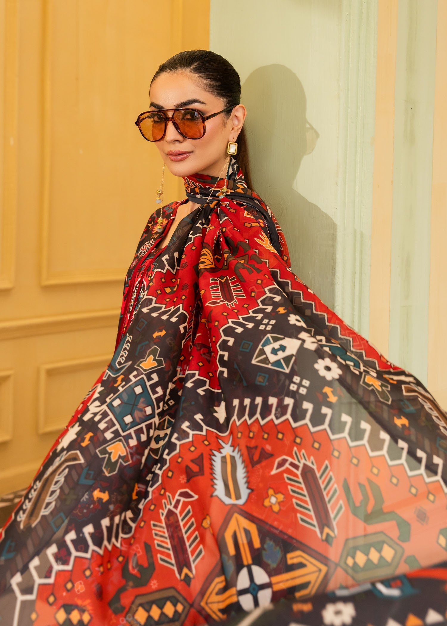 Maria Osama Khan | Retro 26 | Eliora - by Libasekhas UK - Registered Vendor of : Maria Osama Khan - 100% Original Designer Dress