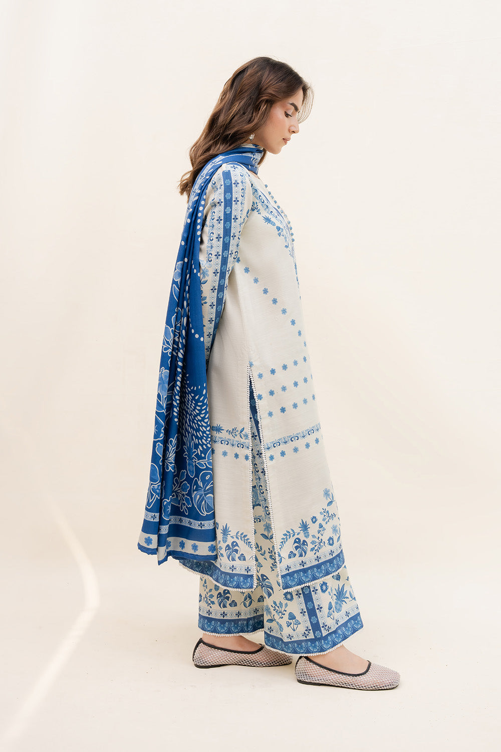 Maryum N Maria | Latte Layers Pret | COCOA CALM - MWS5827 - by Libasekhas UK - Registered Vendor of : Maryum N Maria - 100% Original Designer Dress