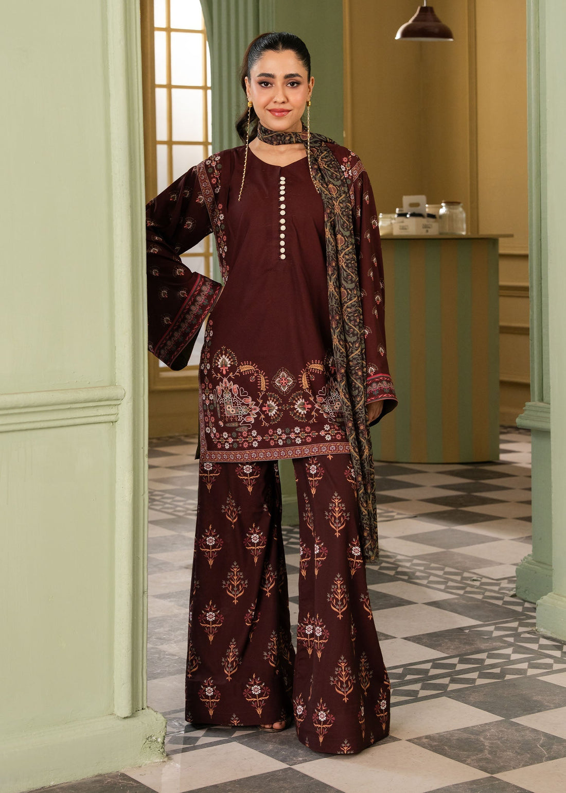 Maria Osama Khan | Retro 26 | Haze - by Libasekhas UK - Registered Vendor of : Maria Osama Khan - 100% Original Designer Dress