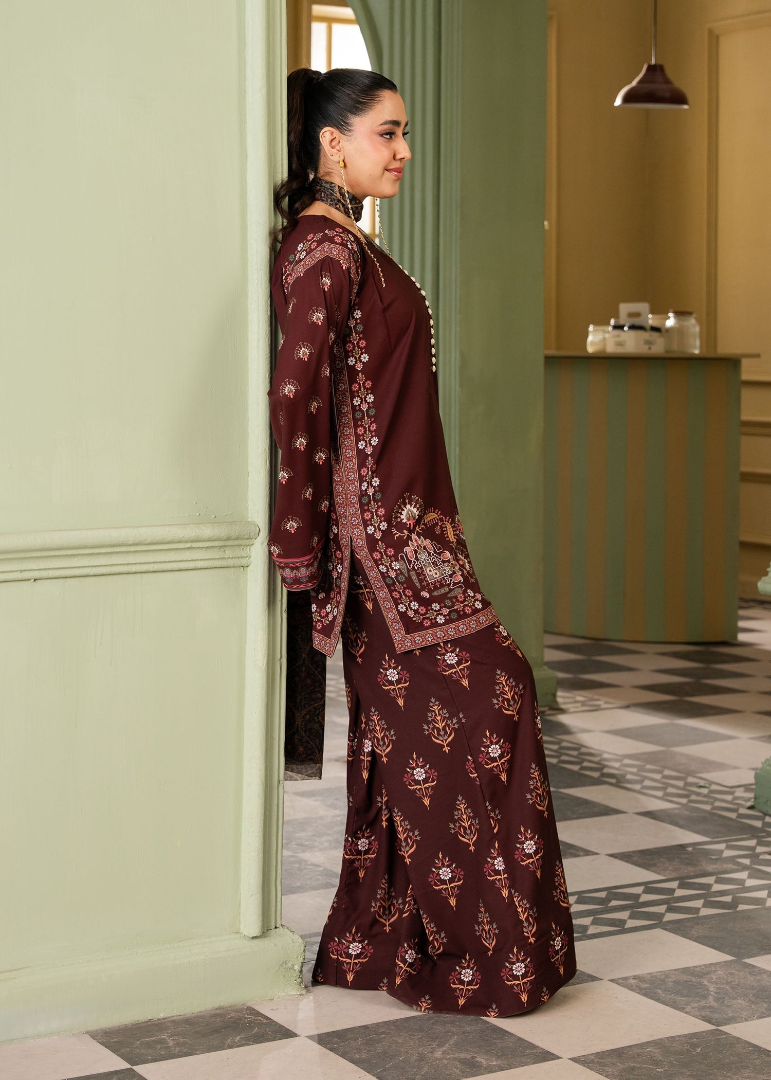 Maria Osama Khan | Retro 26 | Haze - by Libasekhas UK - Registered Vendor of : Maria Osama Khan - 100% Original Designer Dress