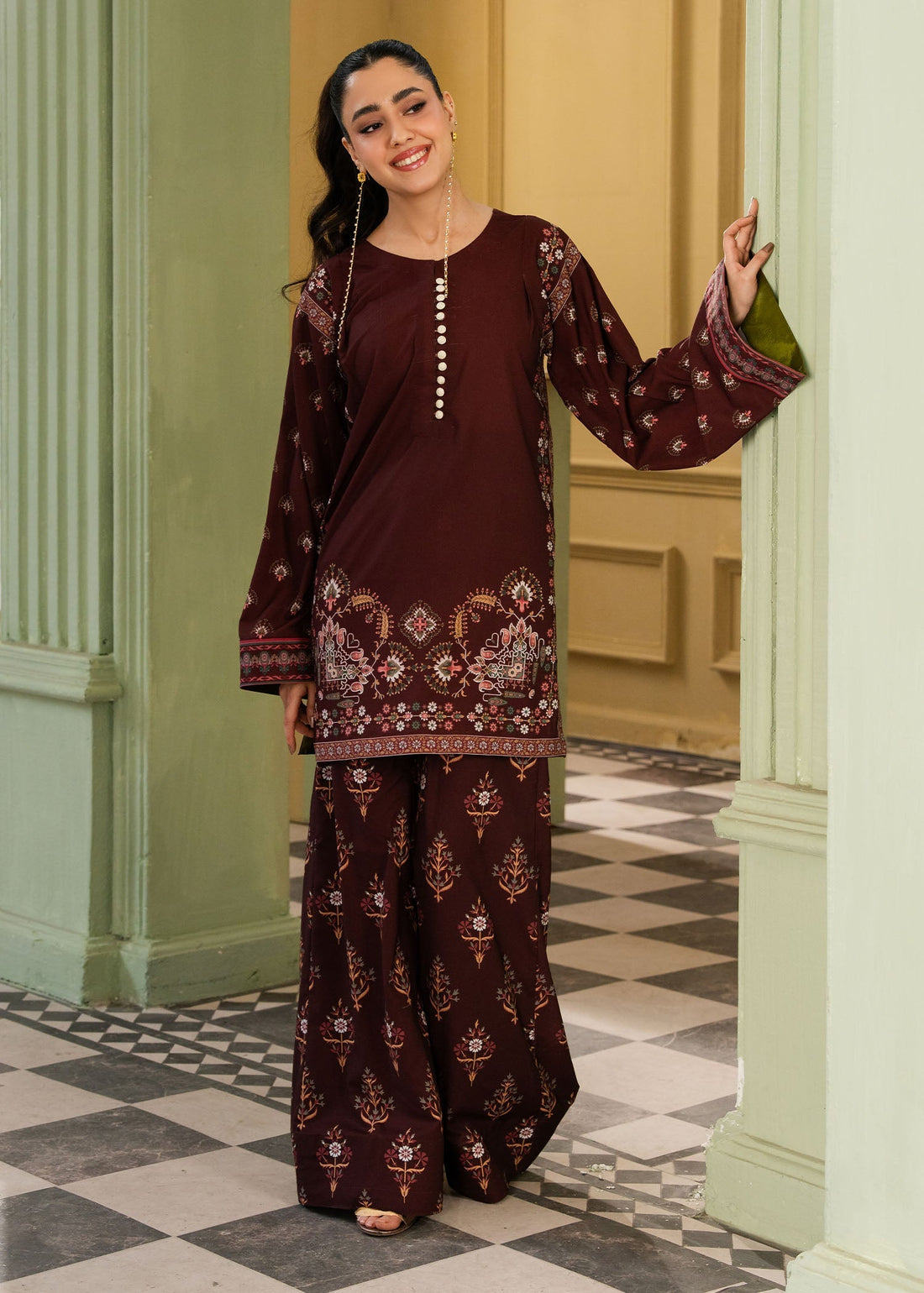Maria Osama Khan | Retro 26 | Haze - by Libasekhas UK - Registered Vendor of : Maria Osama Khan - 100% Original Designer Dress