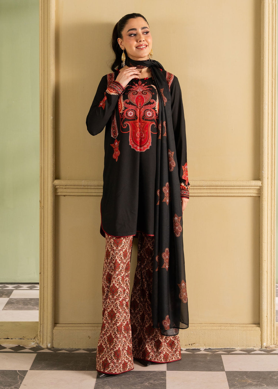 Maria Osama Khan | Retro 26 | Fiora - by Libasekhas UK - Registered Vendor of : Maria Osama Khan - 100% Original Designer Dress