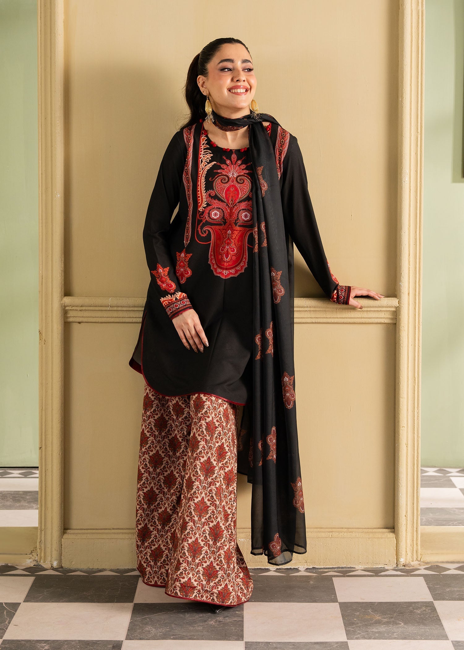 Maria Osama Khan | Retro 26 | Fiora - by Libasekhas UK - Registered Vendor of : Maria Osama Khan - 100% Original Designer Dress