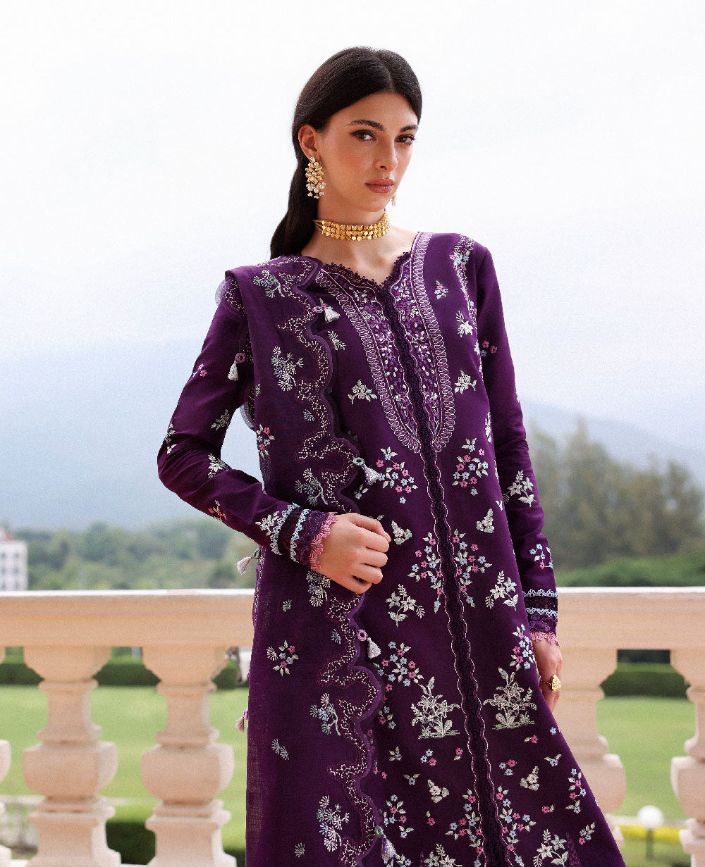 Republic Womenswear | Lilas Lawn 26 | Olyra - by Libasekhas - Registered Vendor of : Republic Womenswear - 100% Original Designer Dress