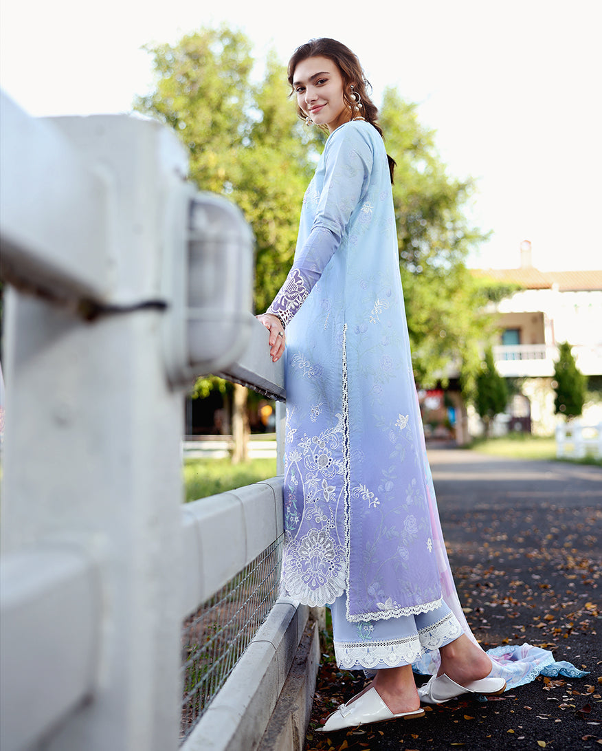 Mushq | Solace Ombre Chikankari | Ombre Whisper - by Libasekhas - Registered Vendor of : Mushq - 100% Original Designer Dress