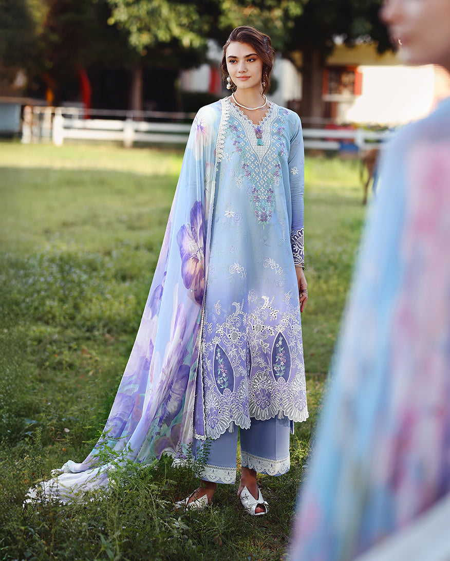 Mushq | Solace Ombre Chikankari | Ombre Whisper - by Libasekhas - Registered Vendor of : Mushq - 100% Original Designer Dress