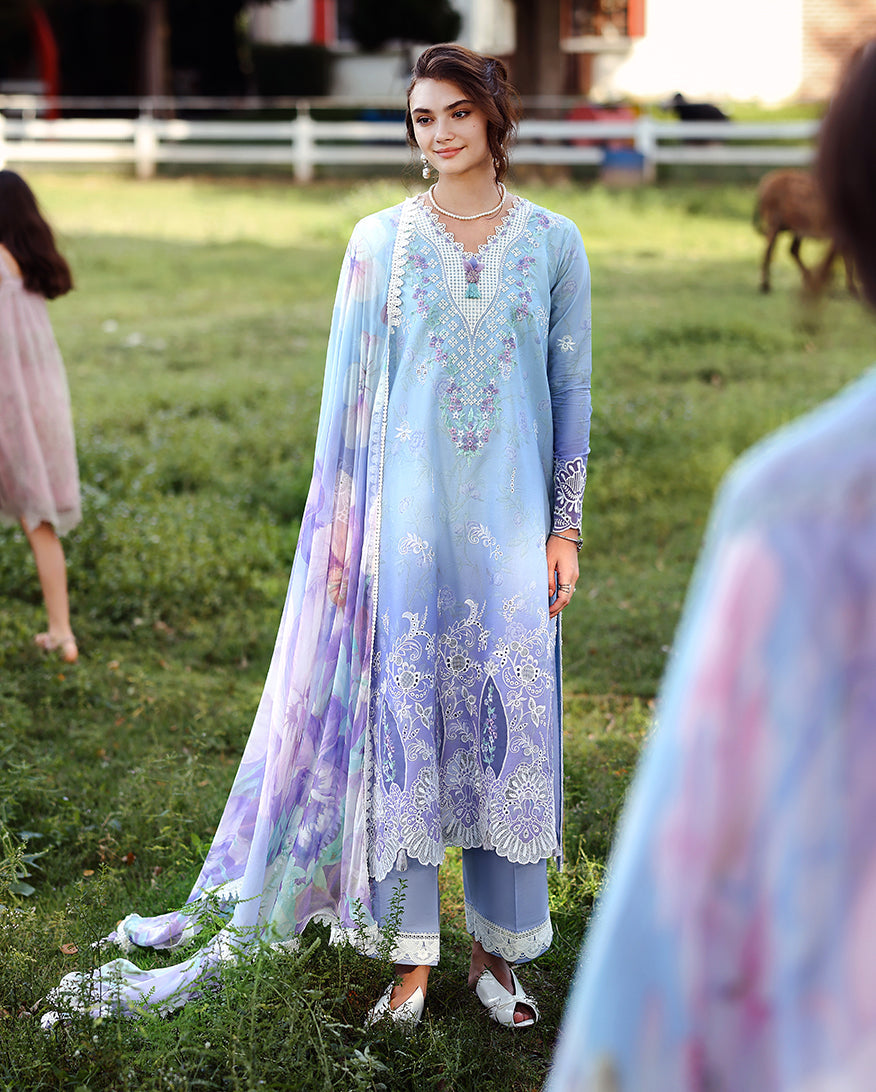 Mushq | Solace Ombre Chikankari | Ombre Whisper - by Libasekhas - Registered Vendor of : Mushq - 100% Original Designer Dress