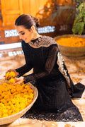Azure | Embroidered Formals | Onyx Dove - by - Libasekhas UK - Registered Vendor of : Azure - 100% Original Designer Dresss