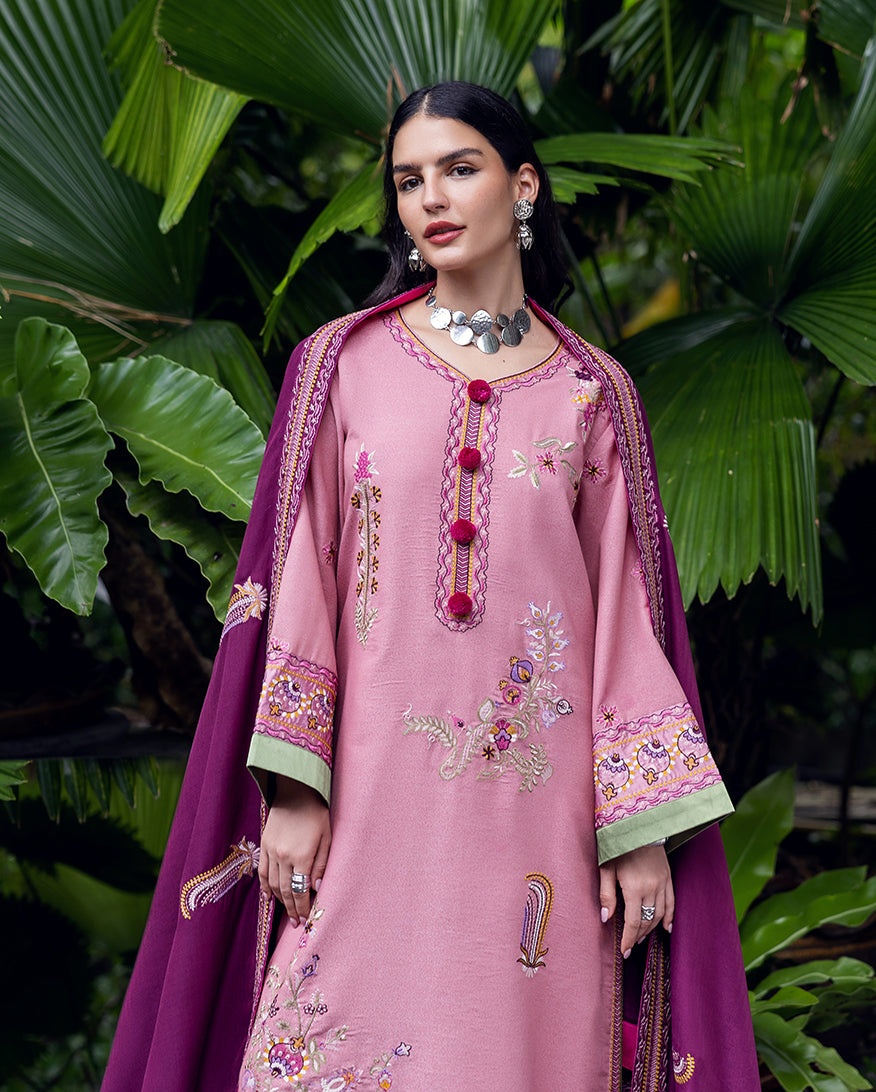 Mushq | Hemline Karandi | Opal Gleam - by Libasekhas UK - Registered Vendor of : Mushq - 100% Original Designer Dress