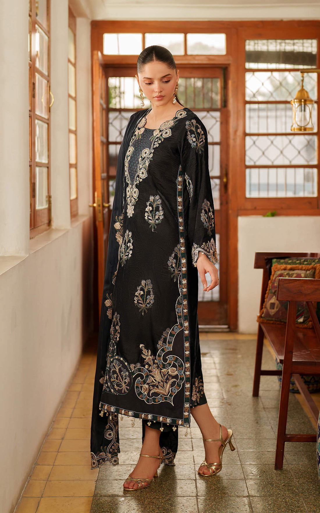 Asifa and Nabeel | Pashmina Luxe 25 | Opal LWC25-07 - by Libasekhas UK - Registered Vendor of : Asifa and Nabeel - 100% Original Designer Dress