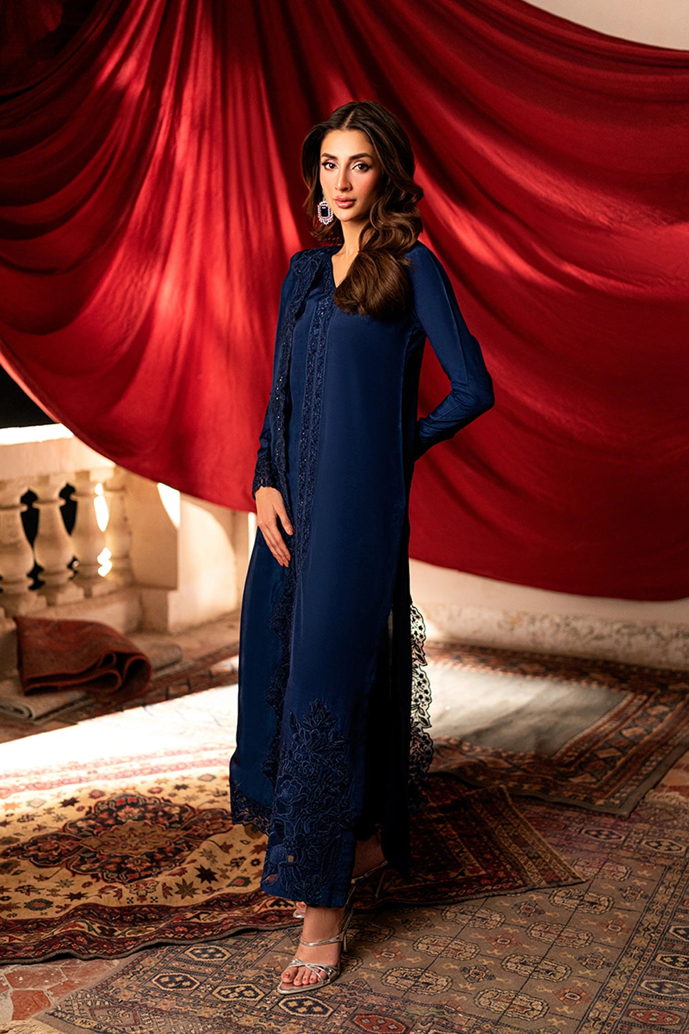 Azure | Vogue Formals | Opal Blue - by Libasekhas UK - Registered Vendor of : Azure - 100% Original Designer Dress