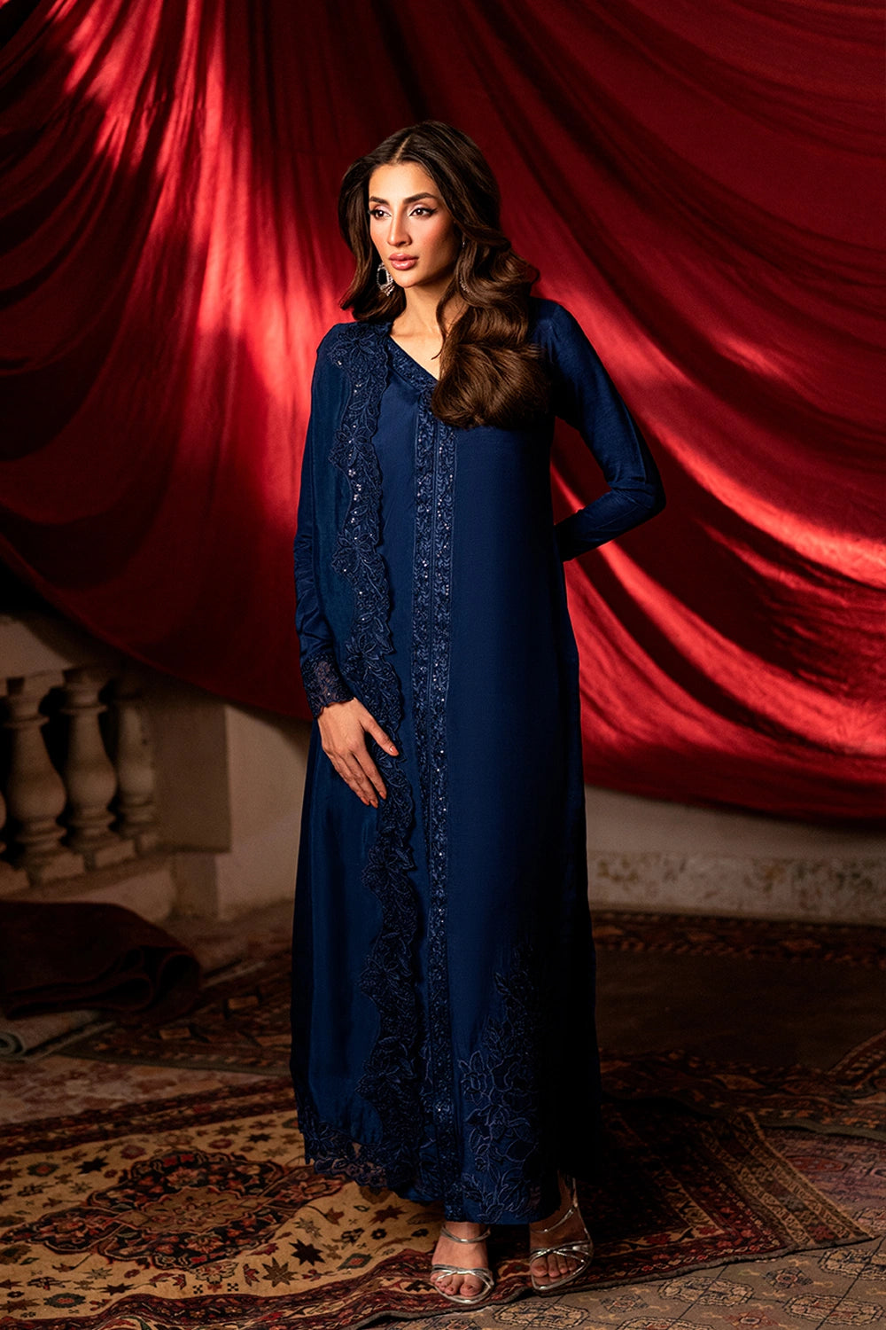 Azure | Vogue Formals | Opal Blue - by Libasekhas UK - Registered Vendor of : Azure - 100% Original Designer Dress