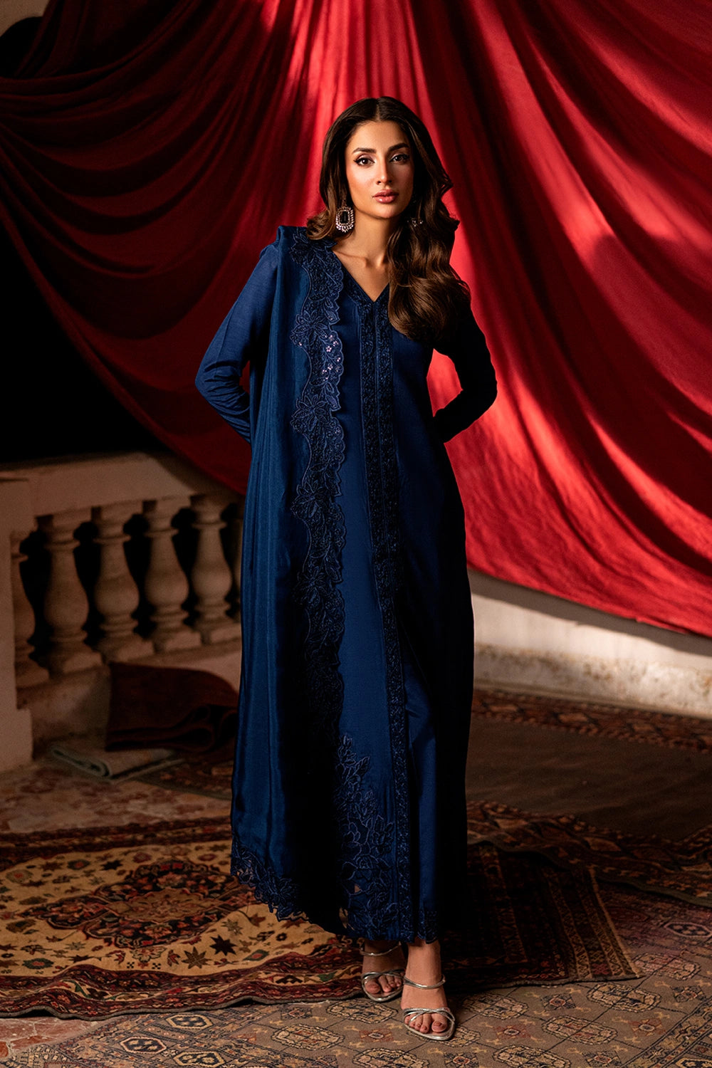 Azure | Vogue Formals | Opal Blue - by Libasekhas UK - Registered Vendor of : Azure - 100% Original Designer Dress
