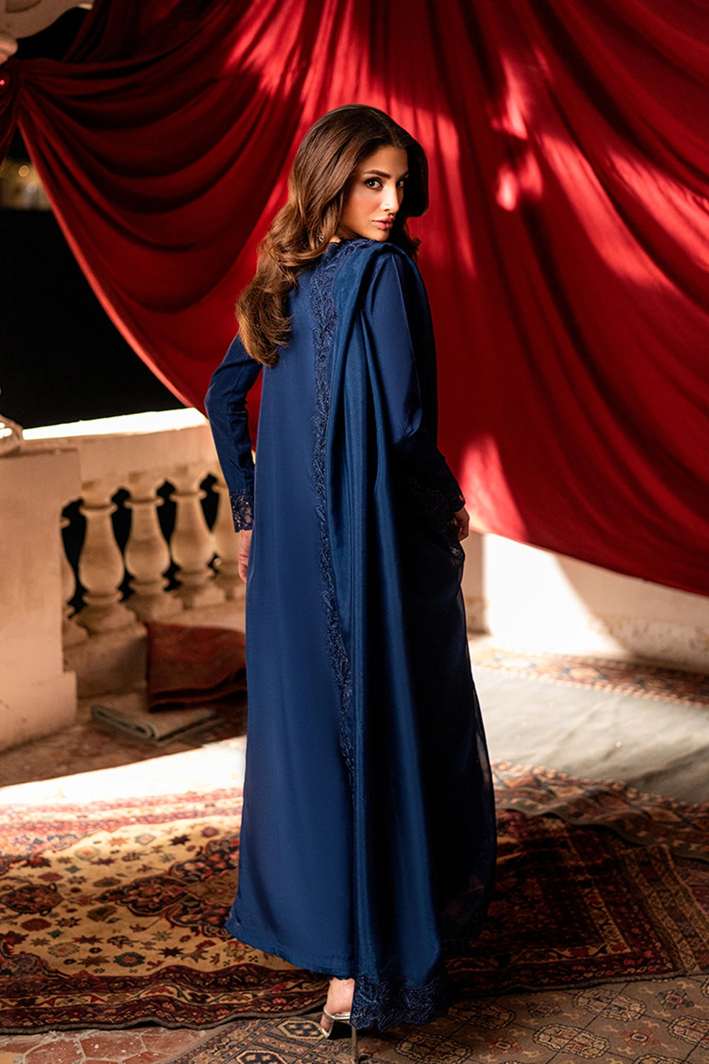 Azure | Vogue Formals | Opal Blue - by Libasekhas UK - Registered Vendor of : Azure - 100% Original Designer Dress