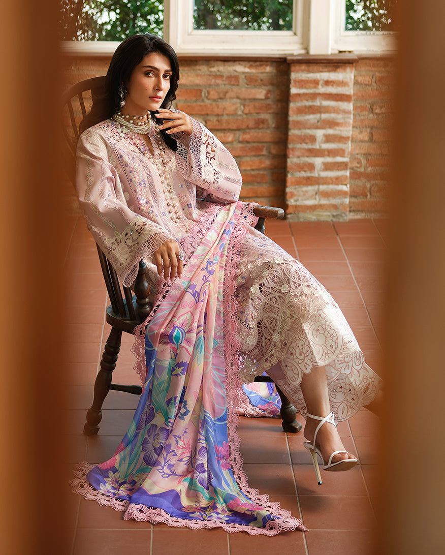 Mushq | Amoi Luxury Lawn | Opulent Whisper - by Libasekhas UK - Registered Vendor of : Mushq - 100% Original Designer Dress
