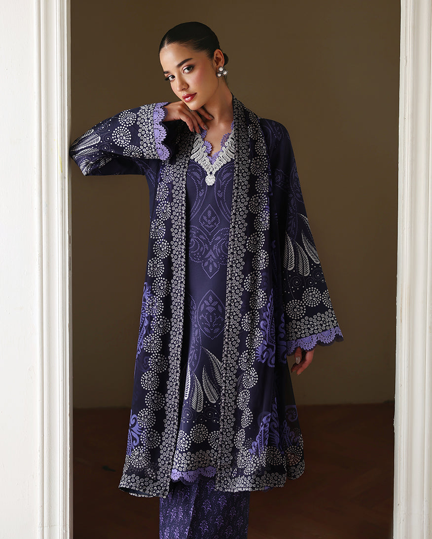 Roheenaz | Eclat Garden Printed Lawn | Orchid Garden - by Libasekhas UK - Registered Vendor of : Roheenaz - 100% Original Designer Dress
