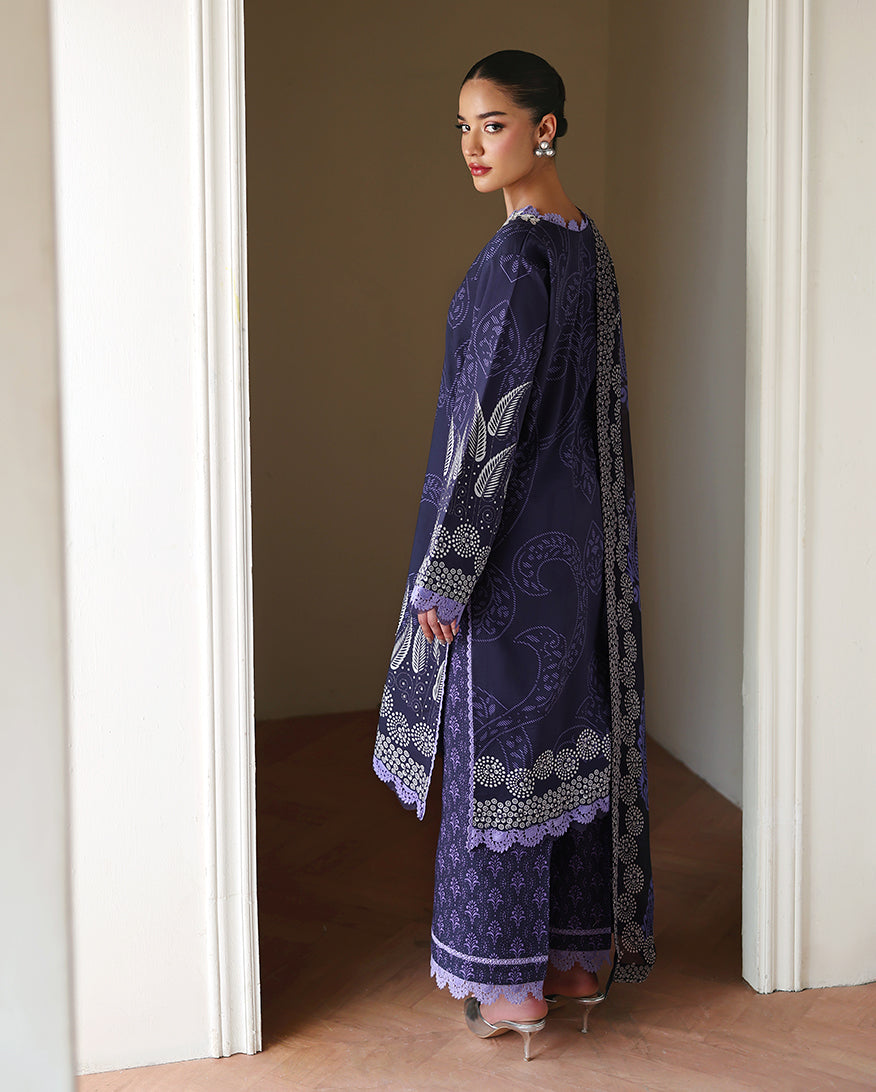 Roheenaz | Eclat Garden Printed Lawn | Orchid Garden - by Libasekhas UK - Registered Vendor of : Roheenaz - 100% Original Designer Dress