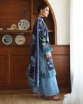 Roheenaz | Eclat Garden Printed Lawn | Orchid meadow - by Libasekhas UK - Registered Vendor of : Roheenaz - 100% Original Designer Dress