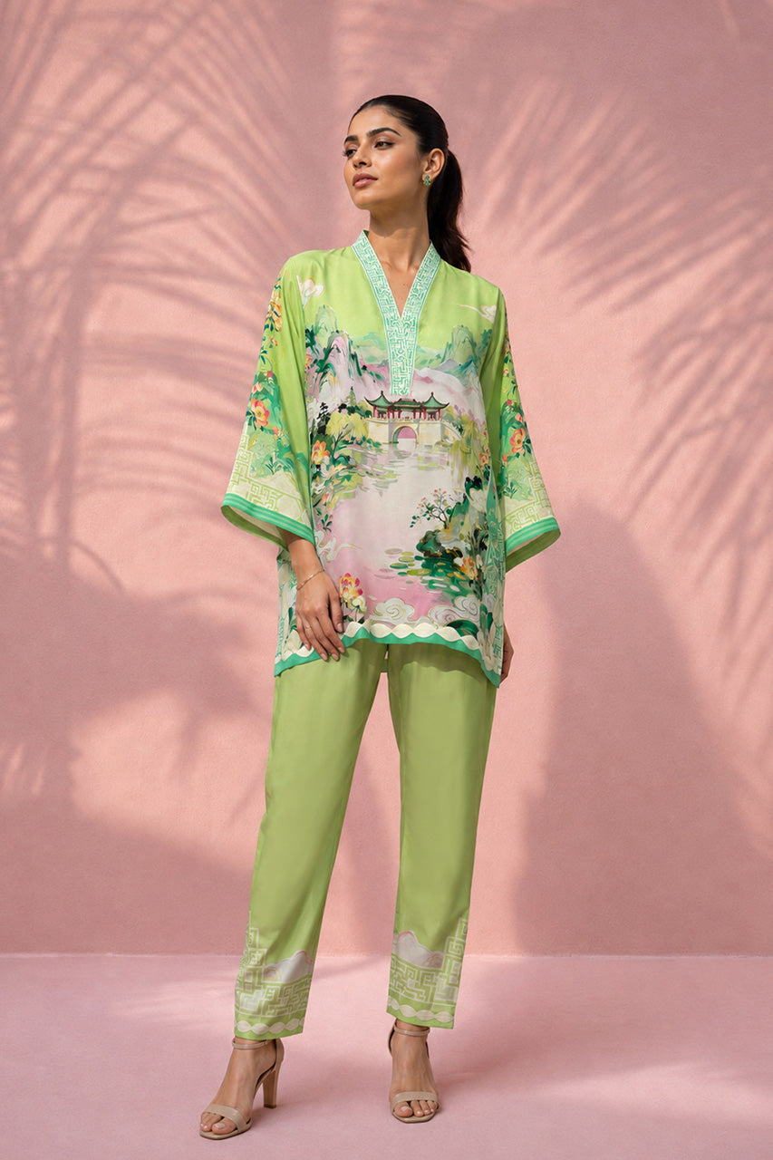 Sania Maskatiya | Summer Festive 26 | Eileen (B) - by Libasekhas UK - Registered Vendor of : Sania Maskatiya - 100% Original Designer Dress