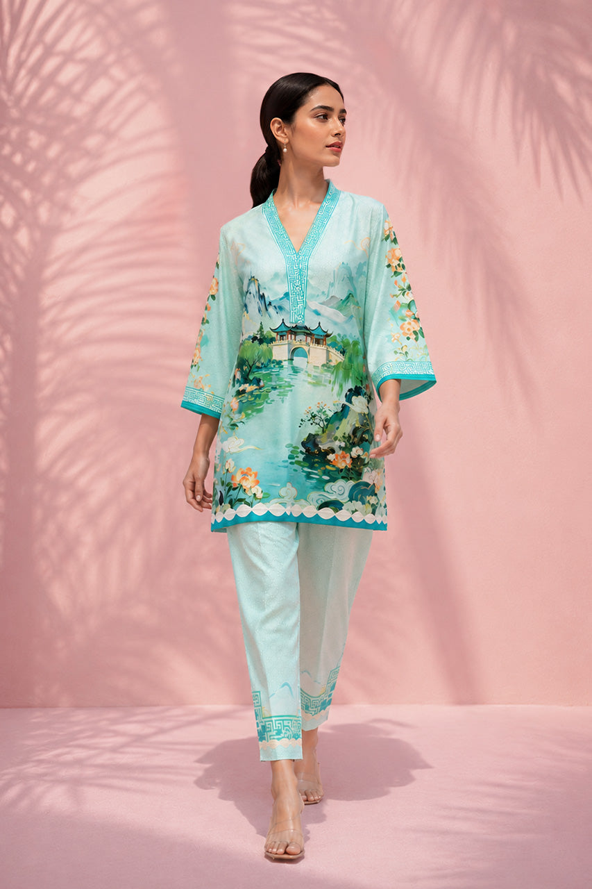 Sania Maskatiya | Summer Festive 26 | Eileen - by Libasekhas UK - Registered Vendor of : Sania Maskatiya - 100% Original Designer Dress