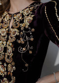 Mahum Asad | Voila Velvets | Jade - by - Libasekhas UK - Registered Vendor of : Mahum Asad - 100% Original Designer Dresss