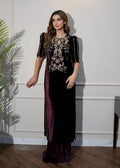 Mahum Asad | Voila Velvets | Jade - by - Libasekhas UK - Registered Vendor of : Mahum Asad - 100% Original Designer Dresss