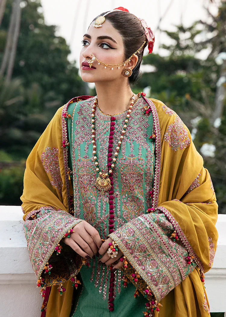 Hussain Rehar | Roshan Luxury Lawn | Badar - by - Libasekhas UK - Registered Vendor of : Hussain Rehar - 100% Original Designer Dresss