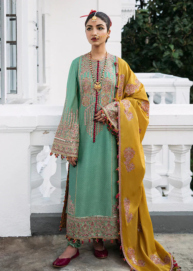 Hussain Rehar | Roshan Luxury Lawn | Badar - by - Libasekhas UK - Registered Vendor of : Hussain Rehar - 100% Original Designer Dresss