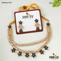 Party Wear Necklace-0707 - by - Libasekhas UK - Registered Vendor of : Zeesy - 100% Original Designer Dresss