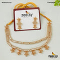 Party Wear Necklace-0707 - by - Libasekhas UK - Registered Vendor of : Zeesy - 100% Original Designer Dresss