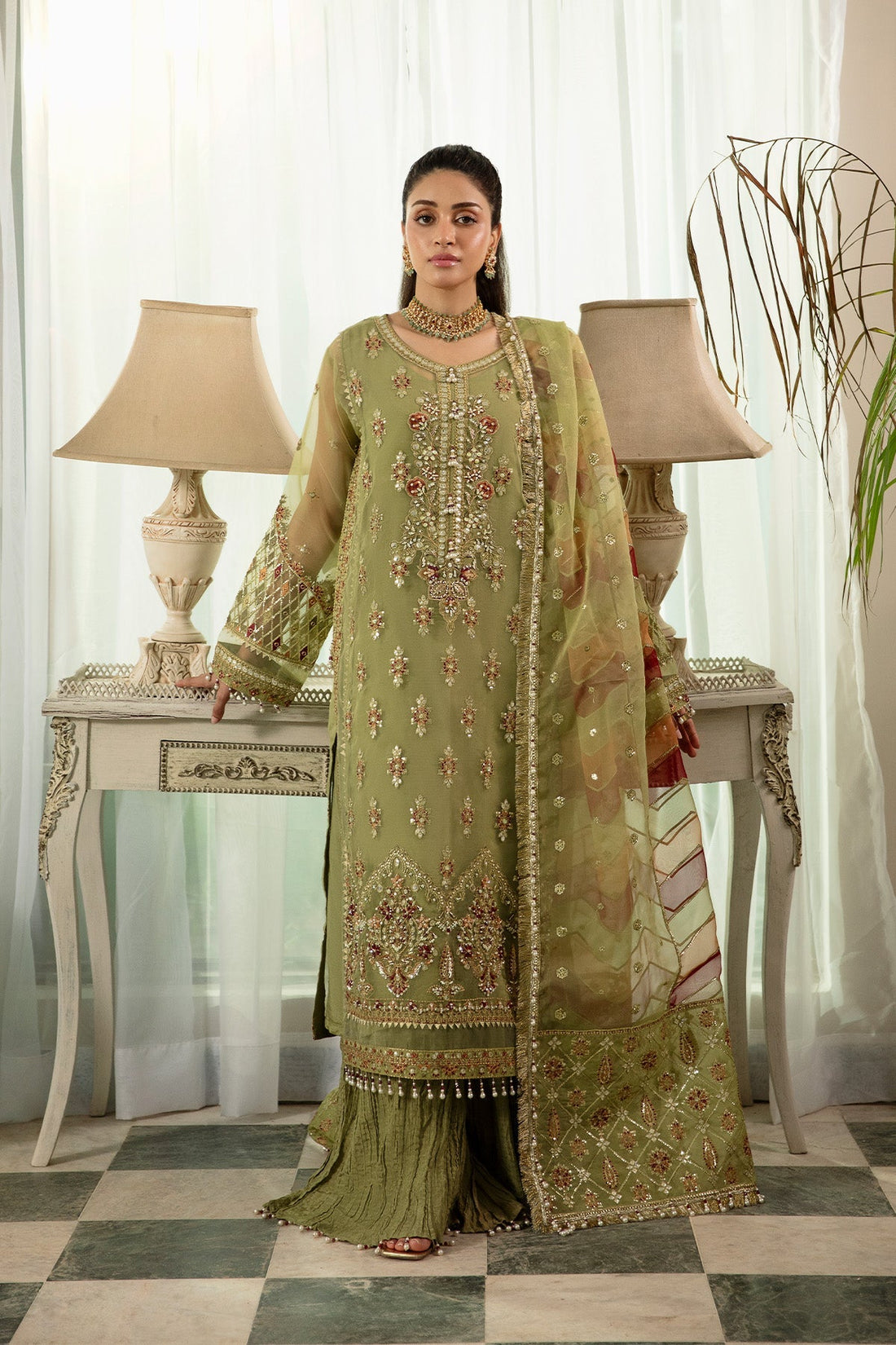 Raeesa Premium | Dehleez Formals | Dl 1032 - by Libasekhas UK - Registered Vendor of : Raeesa Premium - 100% Original Designer Dress