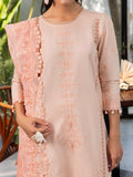 Izel | Meadow Muse Embroidered Lawn 25 | PEACHLIGHT - by - Libasekhas UK - Registered Vendor of : Izel - 100% Original Designer Dresss