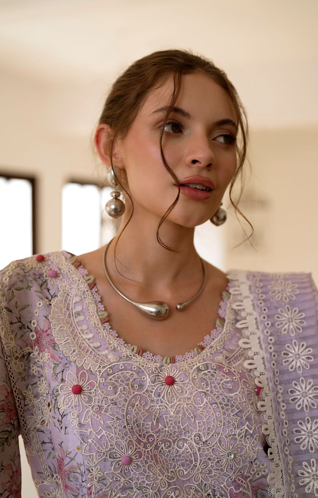 AJR Couture | Printakari Lawn 25 | Pearl - by - Libasekhas UK - Registered Vendor of : AJR Couture - 100% Original Designer Dresss