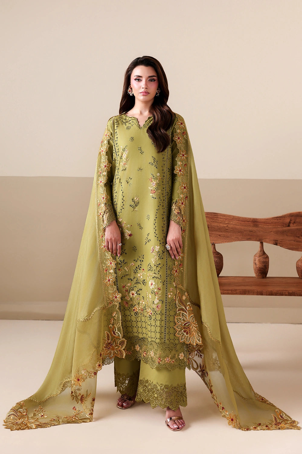Azure | Luxury Lawn 26 | Petal Muse - by Libasekhas UK - Registered Vendor of : Azure - 100% Original Designer Dress