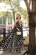 Noor by Saadia Asad | Eid Luxe Printkhaas 26 | D4 - C - Monochrome Polka - by Libasekhas UK - Registered Vendor of : Noor by Saadia Asad - 100% Original Designer Dress