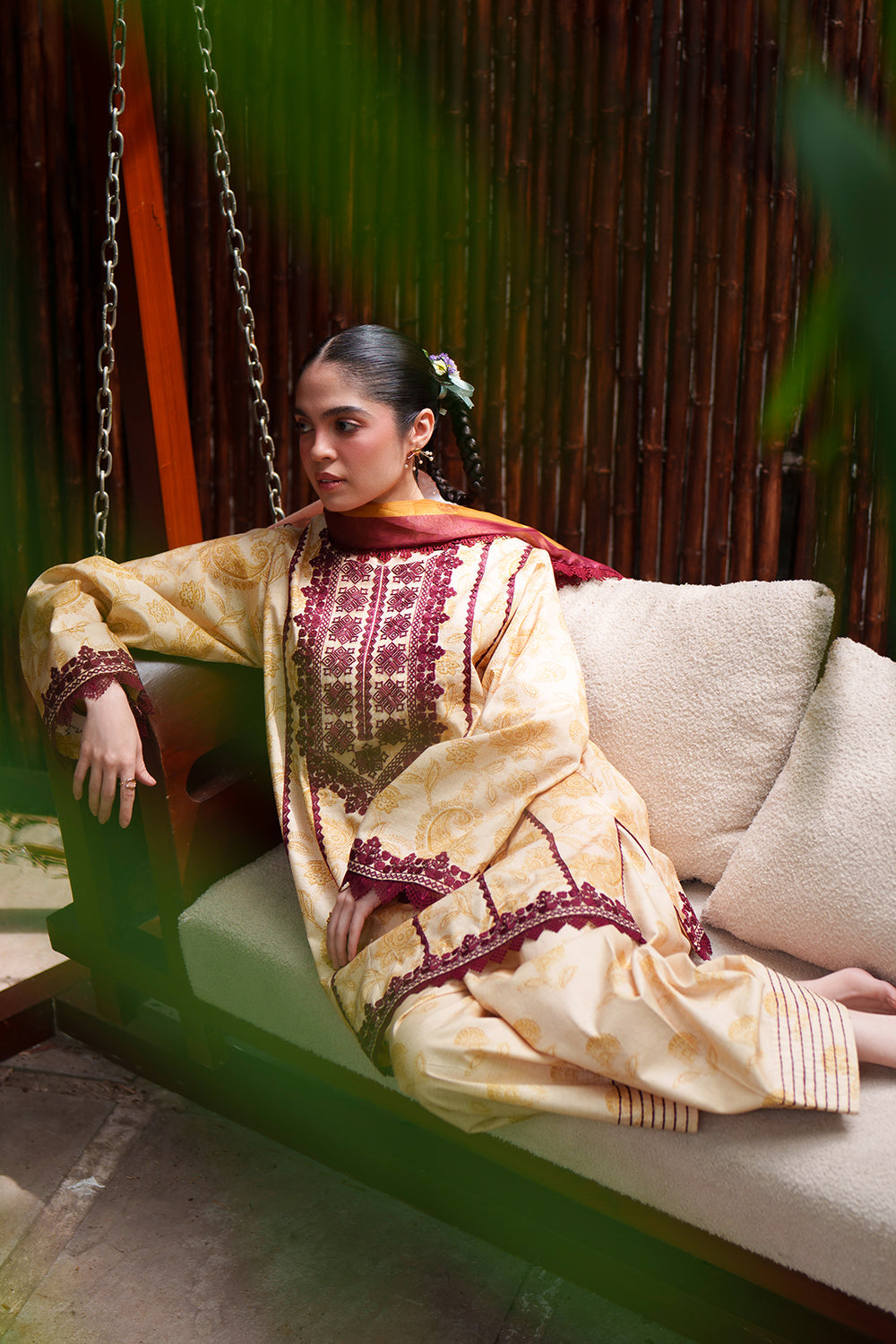 Saira Rizwan | Laanem SS 26 | ZAREEN-A-SRL26-06 - by Libasekhas UK - Registered Vendor of : Saira Rizwan - 100% Original Designer Dress