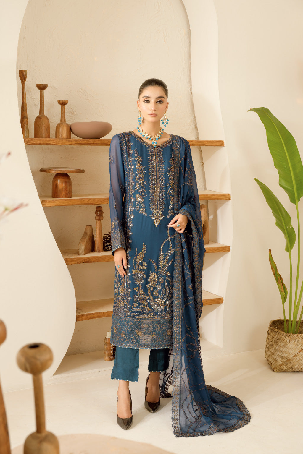 Ramsha | Sonehri Collection | BB-101 - by - Libasekhas UK - Registered Vendor of : Ramsha - 100% Original Designer Dresss