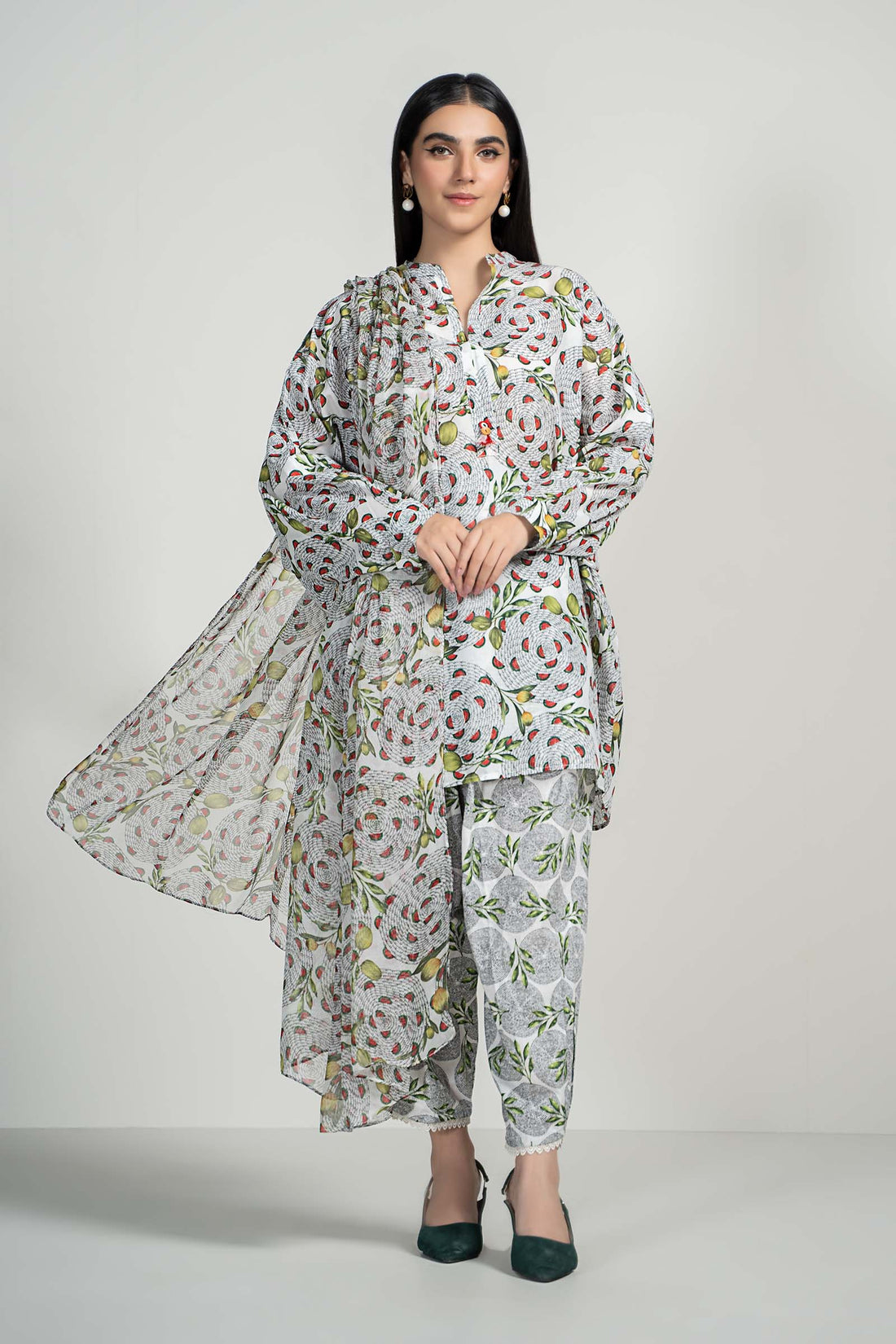 Maira B | Ready to Wear | PS-PF24-02 - by - Libasekhas UK - Registered Vendor of : Maria B - 100% Original Designer Dresss