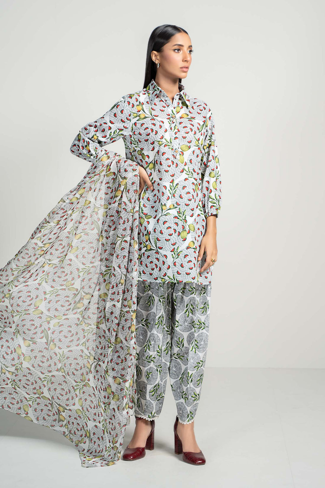 Maira B | Ready to Wear | PS-PF24-01 - by - Libasekhas UK - Registered Vendor of : Maria B - 100% Original Designer Dresss